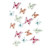 Umbra Chrysalis Wall Decor, Assorted Colors, Set of 15 [並行輸入品]