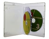 ブルーレイケース 3枚収納 クリア 3個G 14.5mm厚 Blu-rayDiscロゴ有 オーバルマルチメディア(OvalMultimedia)