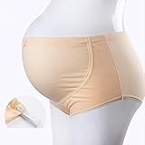 マタニティショーツ マタニティインナー 妊娠用パンツ お腹下支え お腹を冷やさない 肌色 2枚組 lusky