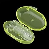 マッサージャー子供赤ちゃん幼児todder用ゴムブラシボックスとソフトな指シリコン歯ブラシ歯