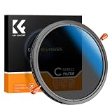 82mm 可変ND & CPL 2イン1レンズフィルター、ND2-ND32 (1-5ストップ) 可変ニュートラルデンシティ 偏光 HD光学ガラス 防水 プッシュロッド付きカメラレンズ用 Cシリーズ