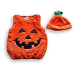 Koala Kids 2 Piece Pumpkin Halloween Costume with Hat- 9-12 Months [並行輸入品]