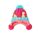 赤ちゃんの冬のプラスベルベット素材の帽子かわいい赤ん坊の帽子