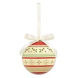 75mmデザインボール(ホーリー)(4ケ/パック)【クリスマスオーナメント(ボール)】