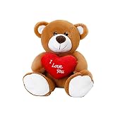 I Love You Bear ぬいぐるみ テディベア バレンタインデー かわいいテディベア ぬいぐるみ 人形 おもちゃ 動物のぬいぐるみ 結婚式の装飾 記念日 パーティー 記念品 ギフト