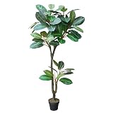 光触媒・人工観葉植物 ゴム 黒(鉢の色)