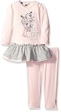GUESS Baby Girls' Tunic and Legging Set Neutral Pink 3/6 Months [並行輸入品]