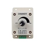Tooltoe 調光コントローラ12-24ボルト(12V - 24V) 8A LEDライト、リボン、ストリップ、ホーム、商業、工業などに適す