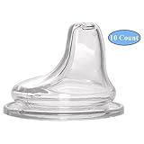 NUK Replacement Spouts Clear Silicone - 10 Pack by NUK [並行輸入品]