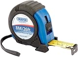 Draper 36001 8 m / 26ftソフトグリップHeavy Duty Trade測定テープ