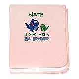 CafePress – Nate – Big Brother To Be – スーパーソフトベビー毛布、新生児おくるみ