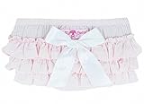 ラッフルバッツRuffleButts　シアサッカーSeersucker　フリルブルマ　フリフリ　おむつカバー　Ruffle Butts　 (3-6m(65cm), Pink Seersucker(ピン