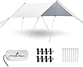 「公式」PYKES PEAK(パイクスピーク) スクエアタープ SQUARE TARP 5色」 タープ テント キャンプ用品 シルバーコーティング SQUARE TARP 1/2P-OFFWHITE