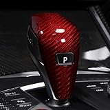 BMW シフトノブ カーボン カバー F40 F44 G20 G21 G22 G14 G01 G02 G05 G06 G07 G29 など アクセサリー ドレスアップ 内装 リアルカーボン ステッカー