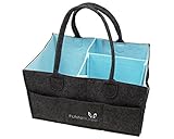 Baby Diaperキャディオーガナイザー – ポータブルNurseryストレージビン|車トラベルオーガナイザーおむつ用ベビーシャワー、ワイプ、とベビーEssentials |ギフト|新生児レジスト