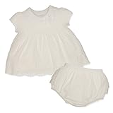 西松屋 [CHチェロキー] リボンレースブルマスーツ 【70cm】　ホワイト