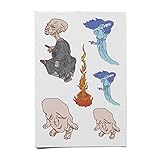 puikko タトゥーシール 鳥山石燕「画図百鬼夜行」妖怪絵1