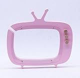 skyseen木製テレビMoney Box Piggy Bank保存ボックスクラフト装飾写真撮影小道具、ピンク