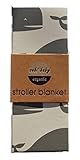 Zebi Stroller Baby Blanket, (Grey Whale) by Zebi [並行輸入品]