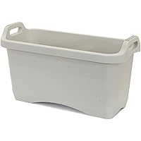 大和プラスチック ハンドルプランター 深55型 550×255×H305 アイボリー スノコ付