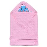 LIYAWEI Bamboo Fiber Newborn Baby Receiving Blankets Baby Wrap Carrier (80cm80cm/31.531.5) Pink by L