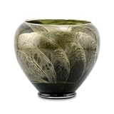 ノーザン ライツ キャンドル エスク ポリッシュ 花瓶 6インチ オリーブ【並行輸入品】+NONOKUROオリジナルミニミニクロス