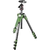 Manfrotto コンパクト三脚 Befree アルミ 4段 ボール雲台キット グリーン MKBFRA4G-BH