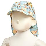 マリンハット 赤ちゃん ベビー キッズ アンパンマン 日よけ付き 帽子 ビーチハット サックス 48～50cm