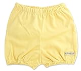 マックザヤック(Mak the yak) バブル ボトム バルーン パンツ かぼちゃ ブルマ 出産祝い ベビー 新生児 ギフト プレゼント コットン 100% NY発 (イエロー) 3-6M（70cm