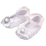 WIN　ベビー シューズ フラワー お花飾り　女の子 赤ちゃんファーストシューズ　０～１２月　出産お祝いプレゼントにも (内寸11ＣＭ, ホワイト)