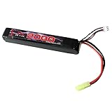 Kypom S電動ガン 7.4V 2000mAh 25C50C リポ★ミニタミヤ コネクター 電動ガン エアガン リポ リチウムポリマー バッテリー