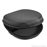Geekria ケース Sheild ヘッドホンケース 互換性 ハードケース 旅行用 ハードシェルケース オーディオテクニカ ATH SR5BK, SR5BTBK, ANC9, ANC7, ANC9B, ANC20, ES3, FW5, ES10, Sennheiser HD218, HD228, HD238 に対応 収納ポーチ付き (ブラック)