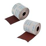 Perfk 耐水性　研磨布　サンドペーパー　みがきクロス　多用　2個セット　80グリット　320グリット