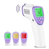 Votabell 家庭用 非接触 赤外線放射 デジタル 温度計 ベビー体温計 警告機能 温度測定器