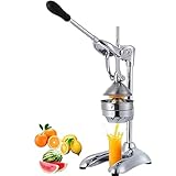 Aidour HM ハンド ジューサー 果汁絞り器 手動式 ジューサー ステンレス製 ハンドブレンダー 果汁 手作り ジュース絞り器 フレッシュジューサー フルーツしぼり 家庭用 業務用
