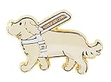 株式会社 フジマキネクタイ 盲導犬支援バッチ ホワイト