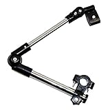 STARDUST 傘 スタンド 折り畳み 自転車 ベビーカー カート 雨 日除け パイプ チェアー テーブル 傘立て 固定 ホルダー (ブラック) SD-KASASUTA-BK