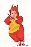 かわいいハロウィン悪魔の幼児の子供サイズコスチューム変装