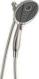 Delta 58467-SS 4-Spray In2ition 2-in-1 Hand Held Shower Head with Hose,Stainless デルタ58467-SS 4スプレーIn