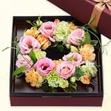 結婚祝　花キューピットのボックスフラワー