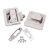 Fastec Industrial 43610-09 FIC Travel Trailer Lock with Deadbolt - White [並行輸入品]