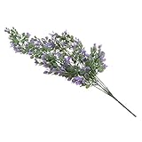 Flameer 造花　インテリア　オフィス　ゴージャス　観賞植物　デコレーション　4色選択　曲げ可能 - 紫　