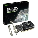 SAPLOS GT 1030 グラフィックスカード 4GB GDDR4 64ビット HDMI DVI ロープロファイル PCビデオカードゲーム コンピュータGPU 4K対応 DirectX 12 2ディスプレイ対応