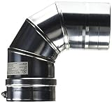 M&G Duravent Vent Elbow, 90 Deg, 4 by M&G DuraVent