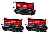 CANON 純正品 トナーカートリッジ055H イエロー 大容量 CRG-055HYEL 3本セット
