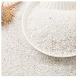 Copeflap 水槽 砂利 アクアリウム 底砂 飾り石 ガラス砂 青 白 黒 約500g (ホワイト)
