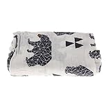 【ノーブランド品】新生児　毛布　おくるみ　ブランケット　コットン　寝具　タオル　綿　モスリン　快適　全10パターン - ＃6