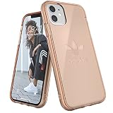 アディダス iPhone11ケース 衝撃保護ケース ローズゴールド [adidas Protective Clear Case Big Logo for iPhone 11 カバー rose gold col]