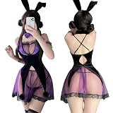 [ADSEXY] バニーガール 魔女風 コスプレ セクシー エッチ レース シースルー マジック 逆バニーコスプレ 魔法少女 ランジェリー ウサギ ハロウィン 仮装 可愛い レディース 過激 萌え 誘惑 レース
