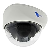 LineMak Plastic Dome Camera, 1/3 CMOS Sensor, 800TVL, 3.6mm lens, Low illumination, AGC, AWB. Power 